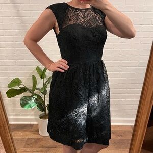 NWT Trina Turk Gorgeous Black Lace Dress